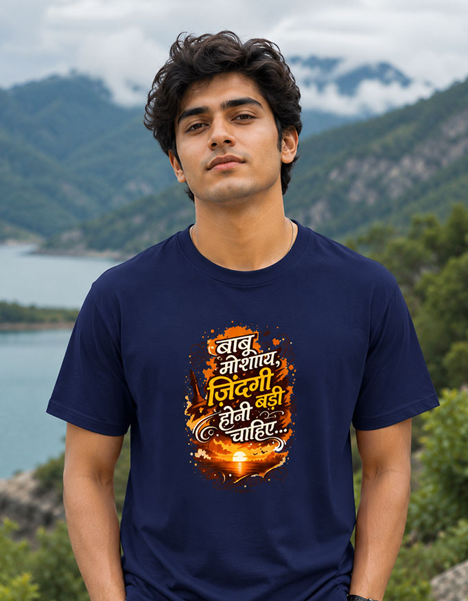 बाबू मोशाय, ज़िंदगी बड़ी होनी चाहिए ~ Unisex Tee