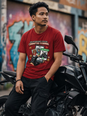 Relationship Status: Committed to Riding Unisex Tee