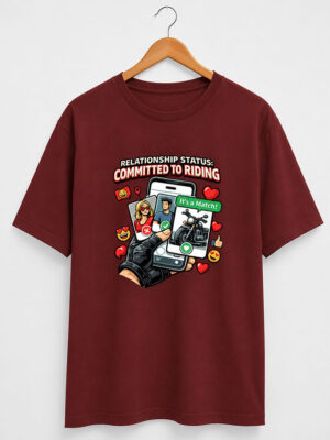 Relationship Status: Committed to Riding Unisex Tee