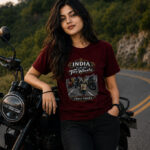India Runs on Two Wheels Unisex Tee