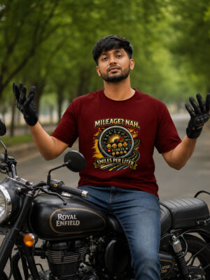 Mileage? Nah. Smiles Per Liter Unisex Tee