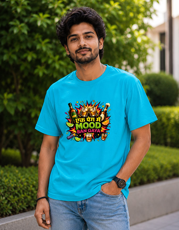 Ek Peg Mein Mood Ban Gaya Unisex Tee