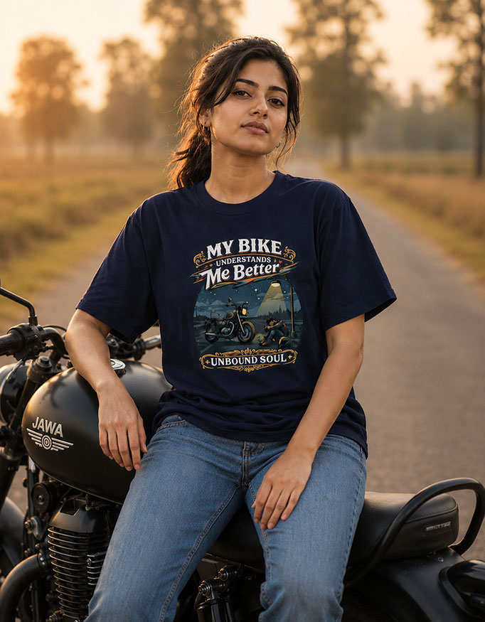 My Bike Understands Me Better Unisex Tee - Image 4