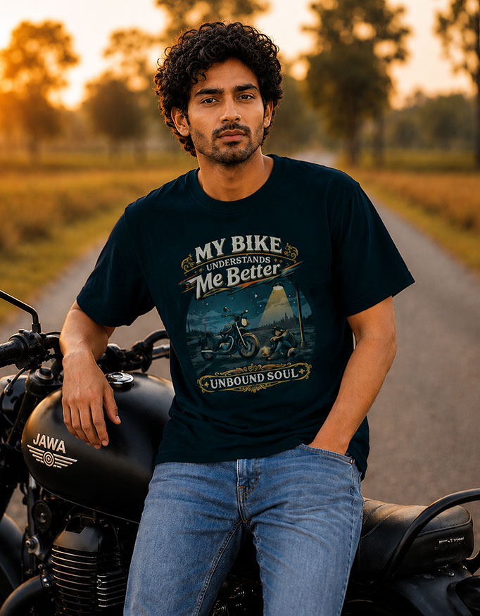 My Bike Understands Me Better Unisex Tee - Image 3