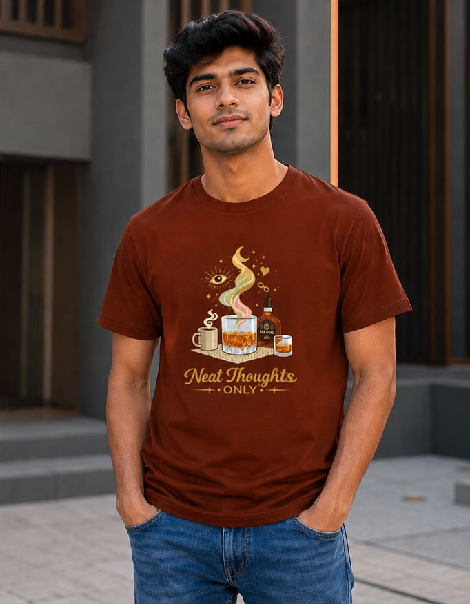Neat Thoughts Only Unisex Tee - Image 2