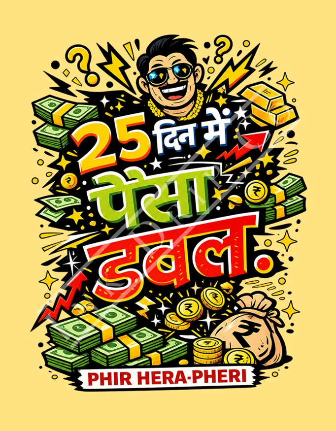 25 दिन में पैसा डबल ~ Unisex Tee - Image 5