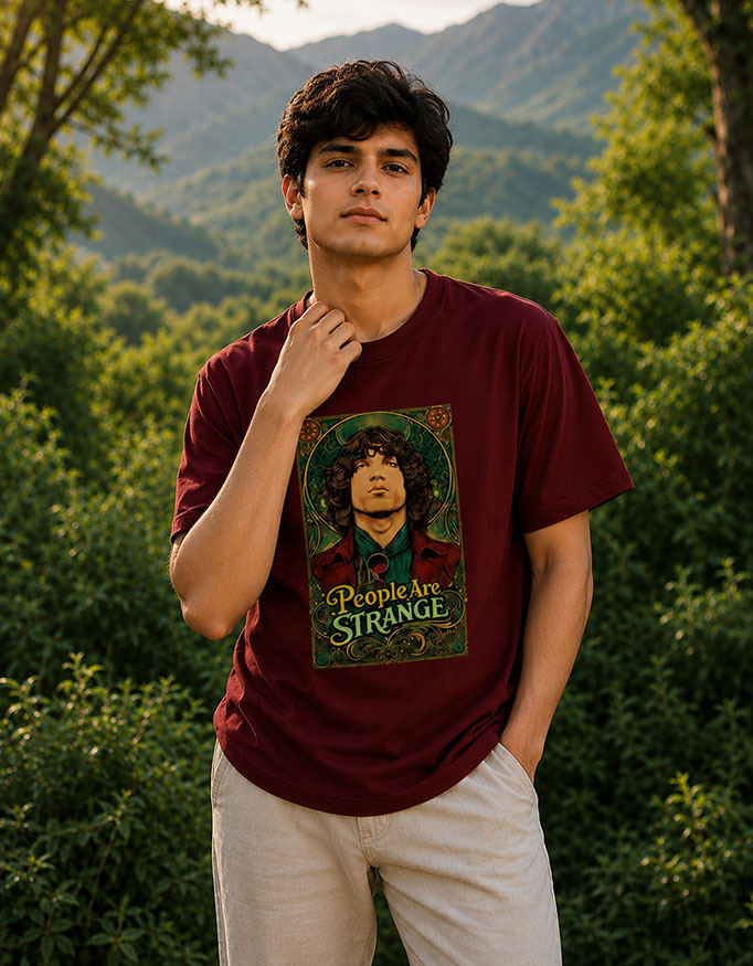 People Are Strange ~ Jim Morrison ~ Unisex Tee - Image 3