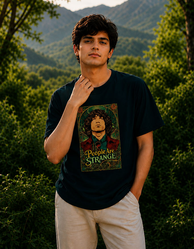 People Are Strange ~ Jim Morrison ~ Unisex Tee - Image 4