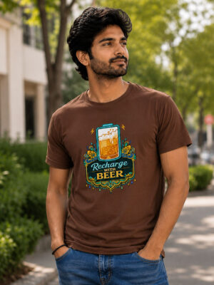 Recharge with Beer Unisex Tee
