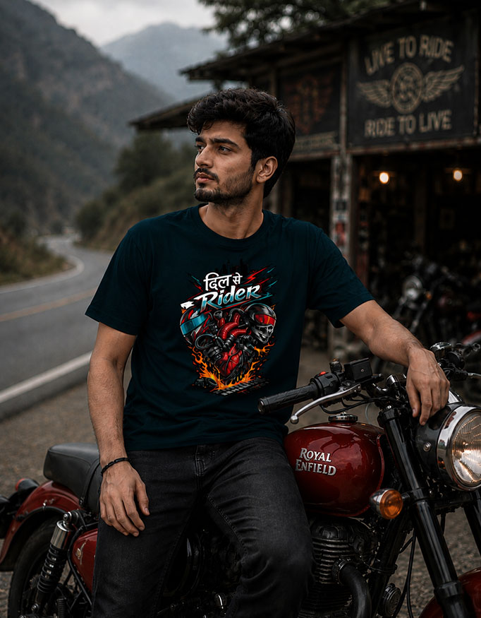 दिल से Rider Unisex Tee - Image 3