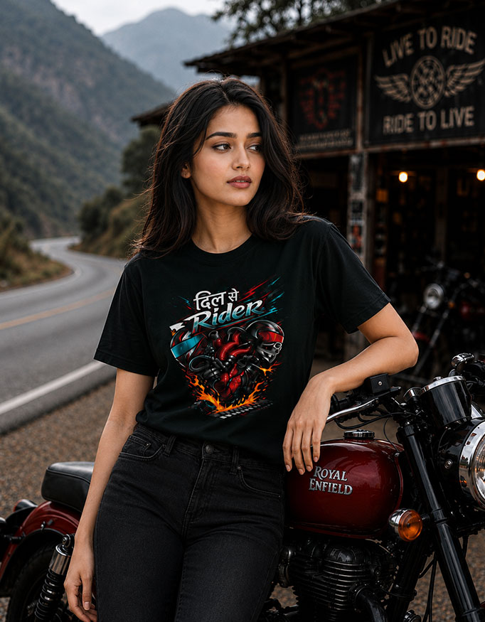 दिल से Rider Unisex Tee - Image 2