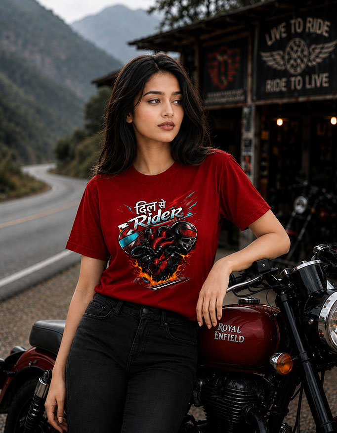 दिल से Rider Unisex Tee - Image 4