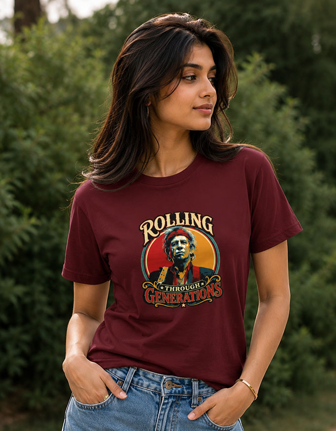 Rolling Through Generations ~ Keith Richards ~ Unisex Tee