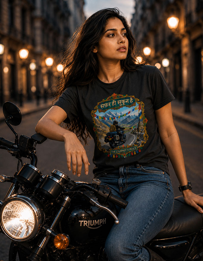 सफ़र ही सुकून है Unisex Tee