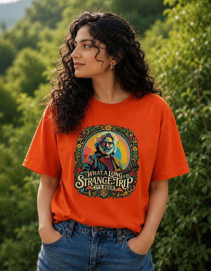 What A Long Strange Trip ~ Jerry Garcia ~ Unisex Tee