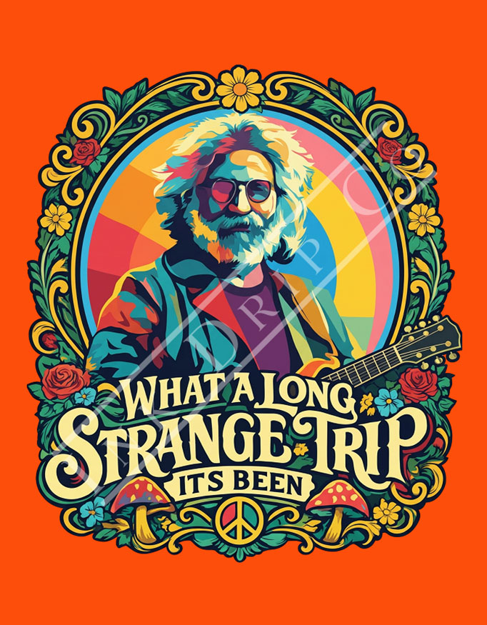 What A Long Strange Trip ~ Jerry Garcia ~ Unisex Tee - Image 5