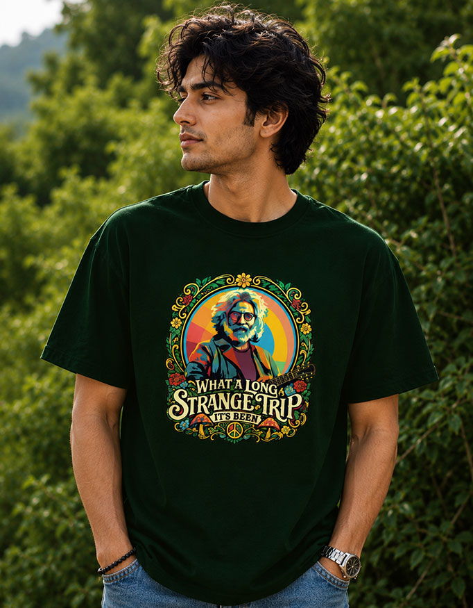 What A Long Strange Trip ~ Jerry Garcia ~ Unisex Tee - Image 3