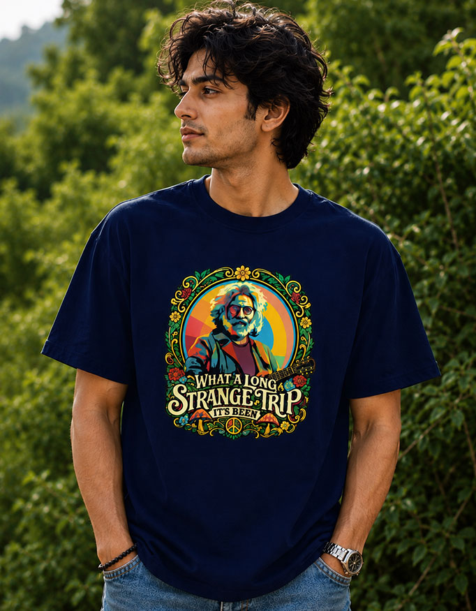 What A Long Strange Trip ~ Jerry Garcia ~ Unisex Tee - Image 2