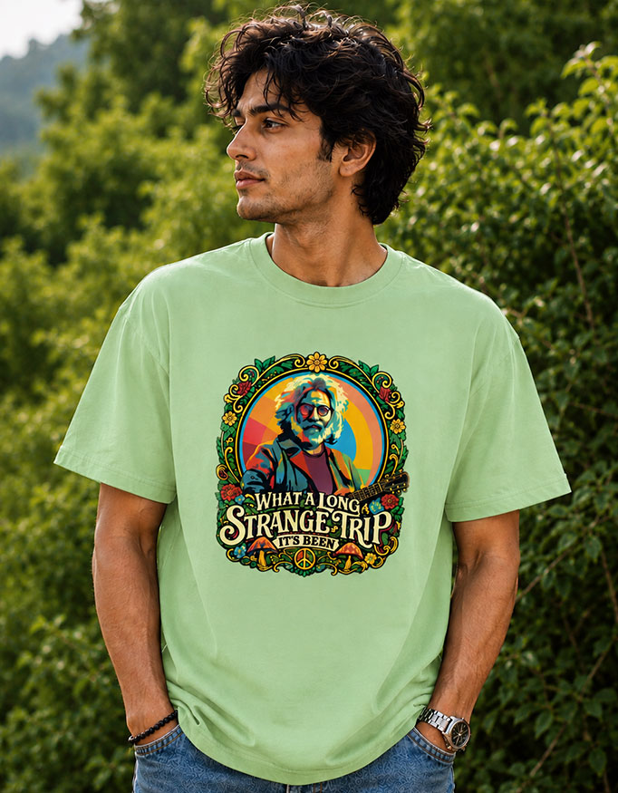 What A Long Strange Trip ~ Jerry Garcia ~ Unisex Tee - Image 4