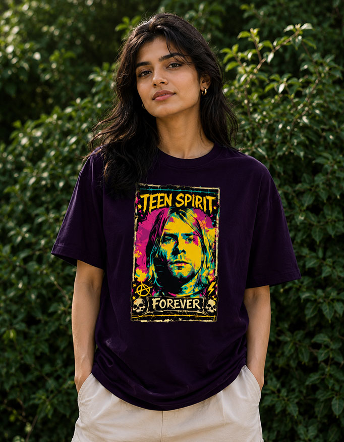 Teen Spirit Forever ~ Kurt Cobain ~ Unisex Tee - Image 2