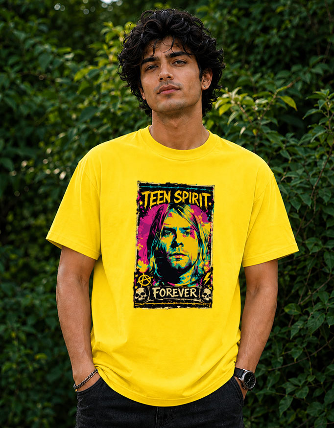 Teen Spirit Forever ~ Kurt Cobain ~ Unisex Tee - Image 4
